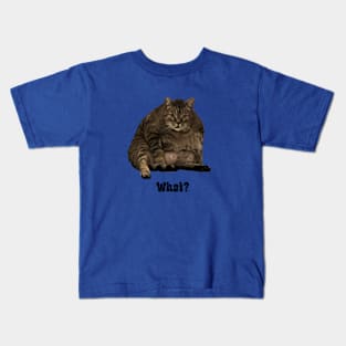What funny Cat taking bath Kids T-Shirt